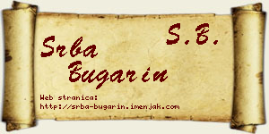 Srba Bugarin vizit kartica